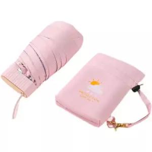 여성용미니양산 우산 3단 자외선차단 휴대용 블랙