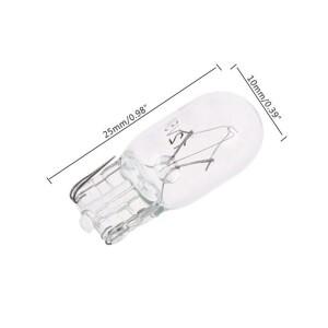 간판투광기 자동차 번호판 조명 폭 램프 할로겐 전구 신호등 따뜻한 흰색 12V 5W T10 194 168 10 개/세트