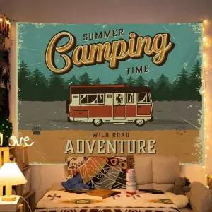 월 신상 가림막 패브릭 데코 추천템 어드밴쳐캠핑 포스터(4사이즈)