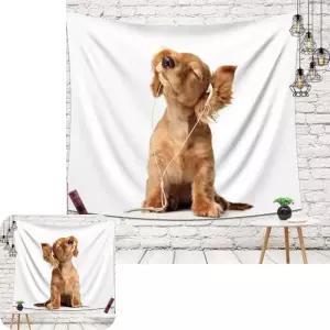 데코 패브릭가림막 퍼피 포스터 프리티 강아지 인테리어소품 특대 200X150