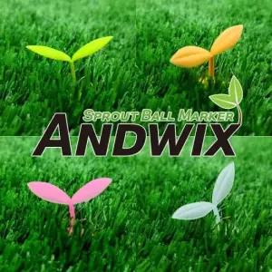 앤드윅스 골프 새싹 볼마커 자석 클립세트 4개 TA2973598