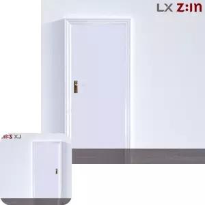 제이커 현관문리폼 셀프인테리어 포인트 시트지 S118 라이트블루그레이 LG 밀대증정