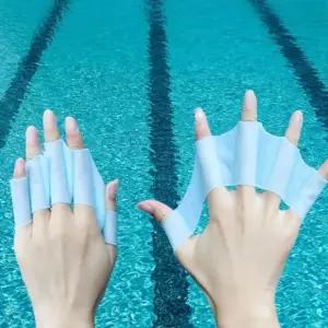 아쿠아 미니 손가락 오리발 오리손 물갈퀴 수상장비 수영장비 스노클링