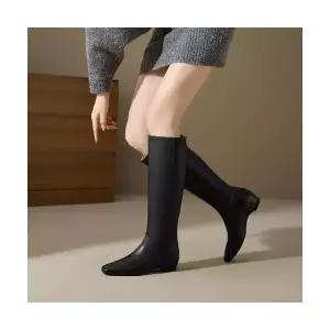 엘럽 여자 웨지힐 겨울 부츠 미들웨지 속굽 롱 원템4