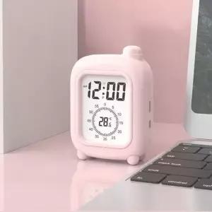 셀프타임 공부시계 타이머 인테리어 탁상시계 알림 미니 무소음