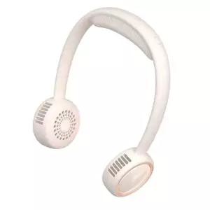 크림화이트 알보라다 ABNC001 넥밴드 선풍기 휴대용