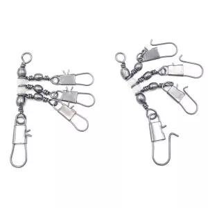 대용량 롤링 문어낚시 3단 스냅도래 12개입 6통 광어 낚시 도래 바다 용 우럭 도구 벌크 소품