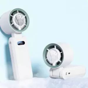 2초급속냉각 199단 바람조절 LED 미니선풍기 휴대용 탁상용 목걸이 핸디 선풍기