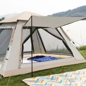 5인용 원터치 텐트 야외 캠핑 피크닉 등산 아늑함