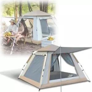 자동 텐트 방수 사각텐트 캠핑 접이식 원터치 3-8인용