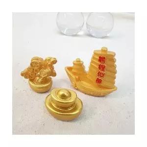 신상 장식품 추천템 미니 황금배 금원보 재물운 금전운 풍수소품 머니트리