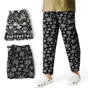 시원한 여름 냉장고 아이스 바지 남성 여성 7부 9부 팬츠