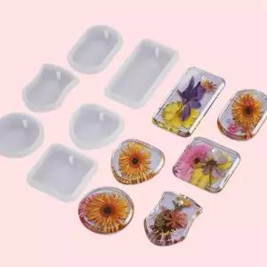 실리콘 키링 석고 고체 방향제 왁스 비누 캔들 몰드