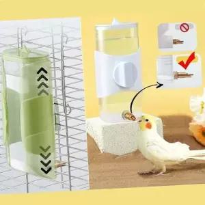 앵무새 높이조절 급수기 280ml 걸이식 새 물통 조류용