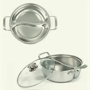 25.8cm 반반냄비 전기렌지 다목적 304 스테인리스 샤브냄비 1호 IWCF5B45