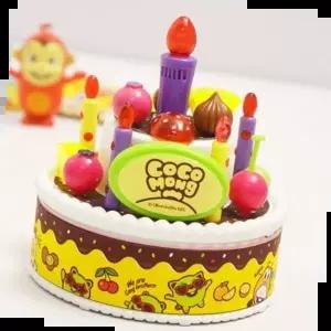 도형끼우기 유아 멜로디 장난감 생일 케이크 역할놀이 완구