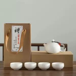 도자기 차다기 세트 다도 다관 개완 찻주전자 선물 사케잔 세트 숙우 도자기 용 다도 티주전자 다완 찻잔