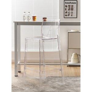 투명 홈바 의자 골드 간이 식탁체어 가능한 접이식 65cm 아르네 체어 A0101