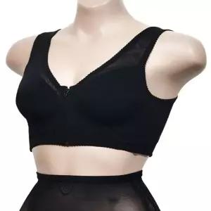 옆날개 넓은 파워넷 원단 앞지퍼 보정 브라 (WFJ6AUA)