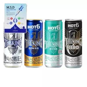 더킹 포스 + 파워 러쉬 제로 355ml 4종 각 3입 12입 MSD마스크 에너지음료