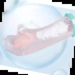 통기브스 깁스 방수 샤워 커버 짧은팔 통깁스 방수포 링거