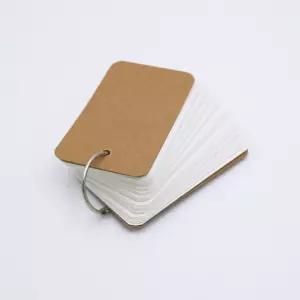 9x5.5 메모 낱말 카드 단어암기 50매 한글 영단어 단어 수첩