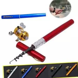 펜낚시대 휴대용 미니 릴낚시대-6단 강낚시 초경량식릴