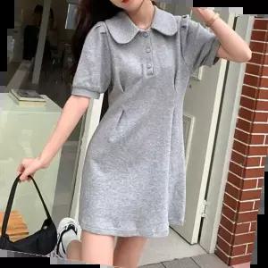 데일리룩 카라 원피스 봄 여름 데일리 꾸안꾸 미니 스커트