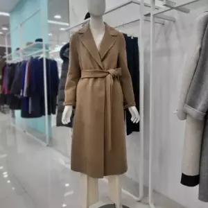 꼼빠니아 카라넥 벨티드 울 혼방 코트 CAEW0WCH370_310_JK2081620