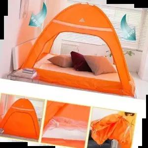 런웨이브 실내용 양문형 원터치 간편설치 난방텐트(3-4인용)