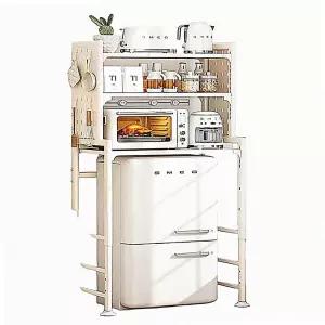 냉장고 랙 다이 밥솥 다용도 거치대 받침대 수납장 밥솥장 선반 오븐