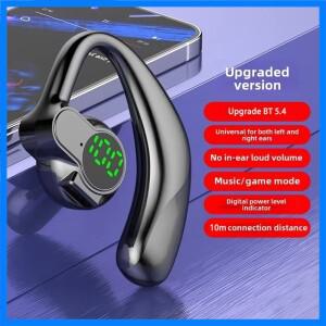 무선 블루투스 헤드폰 핸즈프리 완전 개방형 헤드폰 공기 전도 이어훅 헤드폰 소음 차단 스포츠 헤드셋