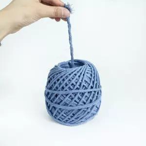 마크라메실 푼사 볼 120합 면 로프 마크라메 재료 마크라메 푼사 뜨개실 타래실 타피스트리 내추럴 볼사