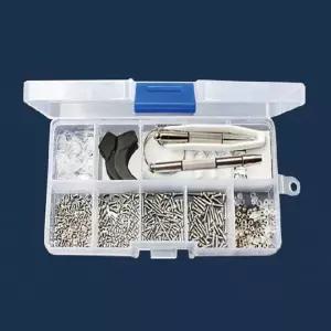 DIY 안경 키트 코받침 드라이버 안경수리 공구세트 코받침 안경 조절 공구 코패드교체 수리 세트 실리콘