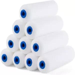 베이츠- 폼 페인트 롤러 커버 6인치 10팩 고밀도 스펀지 미니