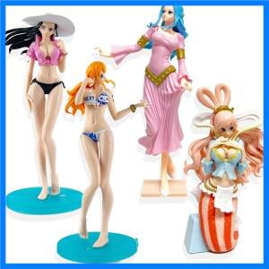 원피스 래디언트 참 나미 로빈 황후 인어 공주 화이트 스타 수영복 Collectible Figure
