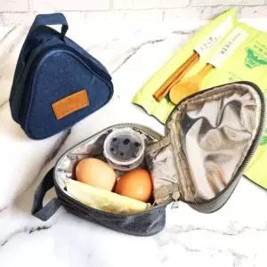 미니도시락가방 보온보냉 나들이 간식 가방 네이비 (WFJPWCU)