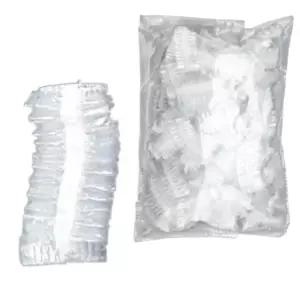 미용실 귀덮개 100개입 염색 파마 이어캡 귀마개 일회용 비닐 귀커버 샤워 셀프염색