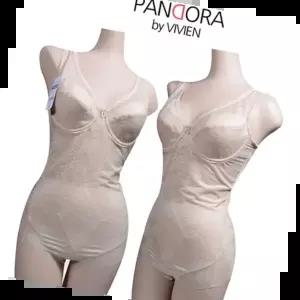 보정속옷 (비비안)A컵 와이어 보정 플라워패턴 바디슈트 올인원