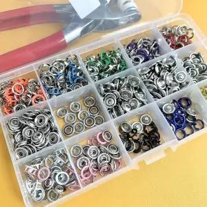 단추 추천템 만들기 스냅 가방 신상 옷 펀칭기 만능단추 재료 세트 스냅단추