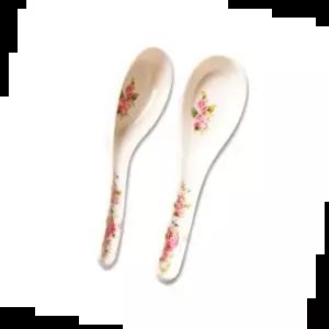 우동수저 멜라민 우동 스푼 일식 국물 수저 숟가락 2P