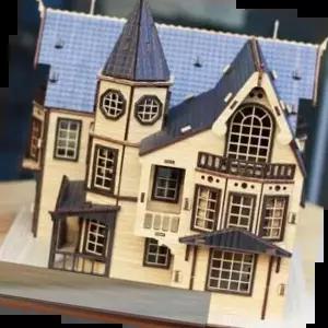 diy만들기세트 판타지 하우스 조립건물 미니어처 프라모델 만들기A