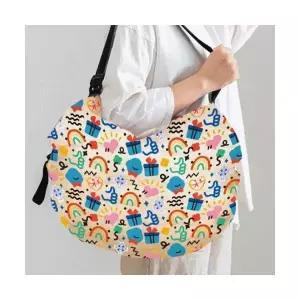 똑딱이형 시장가방 여행가방 신상 폴딩 보조가방 접이식 에코백 휴대용 4종 여행 지퍼형 밴딩형 추천템