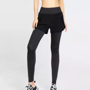 반바지 레깅스 타이즈 여자 일체형 운동 스판 밴딩