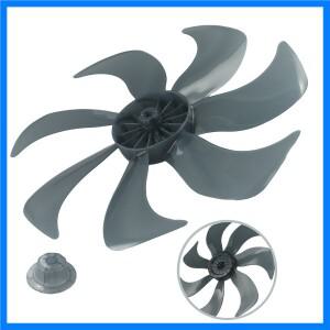 14인치 바닥 선풍기 탁상용 선풍기 날개 너트 커버 포함 가정용 무소음 선풍기 날개 플라스틱 프로펠러 선