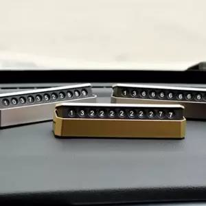 차량 투넘버 주차 패드 연락처 알림 전화번호 거치 자동차 인테리어