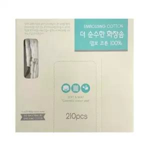 스킨화장솜 화장솜 토너화장솜 210매 엠보싱 기획상품 면 부드러운화장솜 인기템