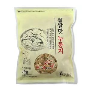 누룽지간식 쌀쌀맛 누룽지 1kg
