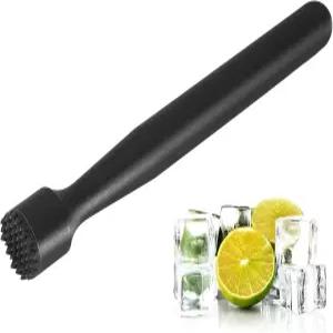 칵테일용 1PC 8인치 머들러 플라스틱 바 벌크 액세서리 도구 세트 가정용 스 크루셔 바텐더 모히토 과일