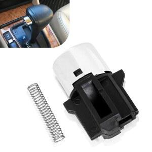 노모칼레 1 PC 카 시프터 버튼, 스프링 기어 푸셔 핸드 볼 버튼 래치, 시프트 노브 수리 키트 교체용 웨이브 레버 54132-SDA-A81, 03-07 혼다 어코드(블랙 앤 실버)와 호환 가능